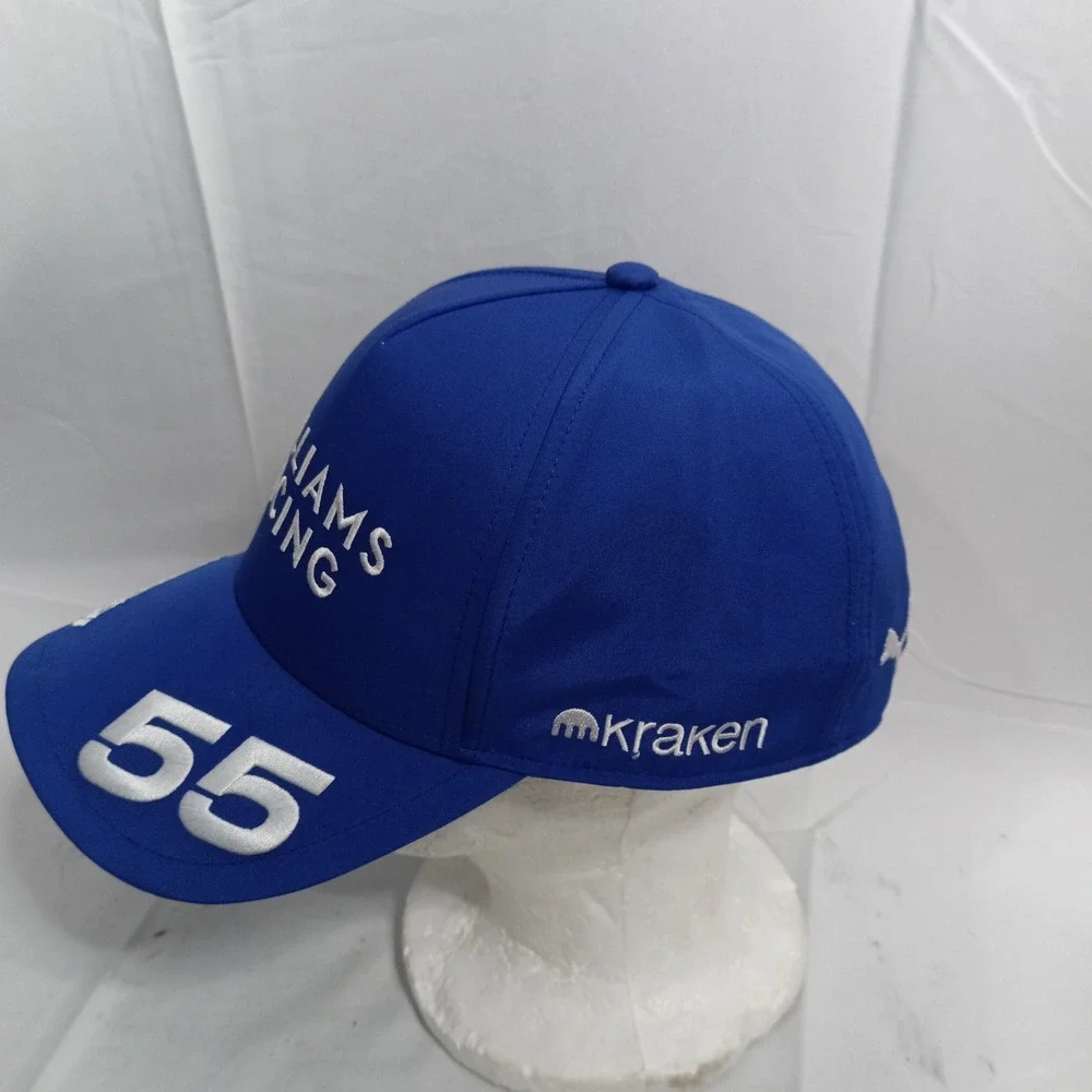 Puma Williams Racing F1 Team Hat Blue Carlos Sainz 55 Komatsu Kraken Snapback #1